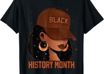 Black History Month Afro Melanin Black Women Afro American T-Shirt