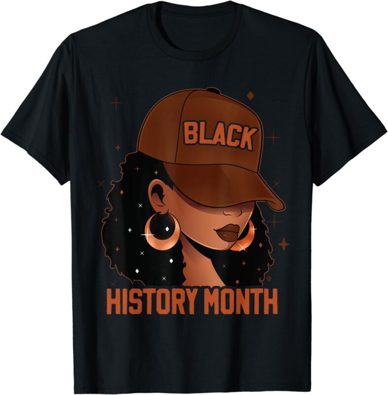 Black History Month Afro Melanin Black Women Afro American T-Shirt