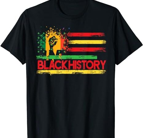 Black history month pride african american black history t-shirt