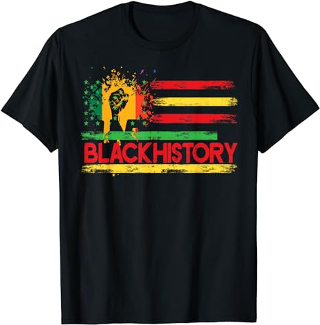 Black History Month Pride African American Black History T-Shirt