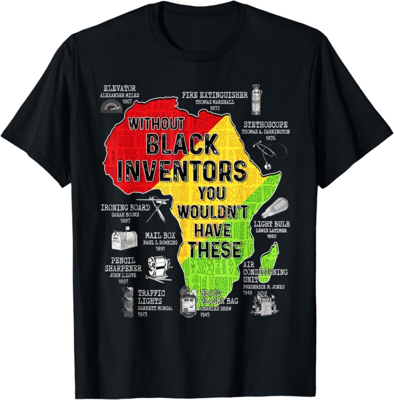 Black Inventors Black Excellence Black History Men Women Kid T-Shirt