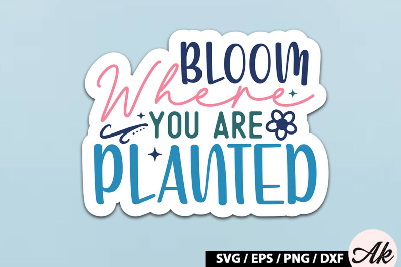 Spring Sticker SVG Bundle