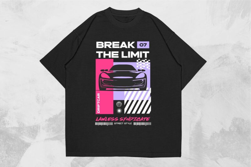 Most Trending Streetwear Mega Bundle, Graphic T shirt Vector, Y2k, Graffiti, Cyberpunk, Brutalism, Urban T-shirt Designs Commercial Use
