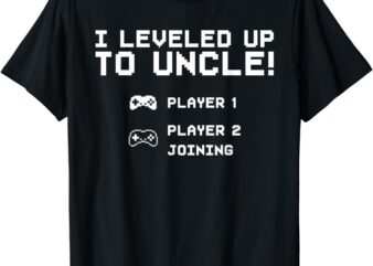Cool Uncle Art For Uncle Men Video Gamer Gaming Uncle To Be T-Shirt