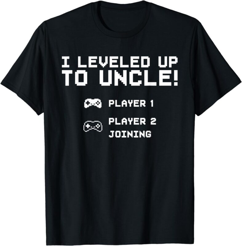 Cool Uncle Art For Uncle Men Video Gamer Gaming Uncle To Be T-Shirt