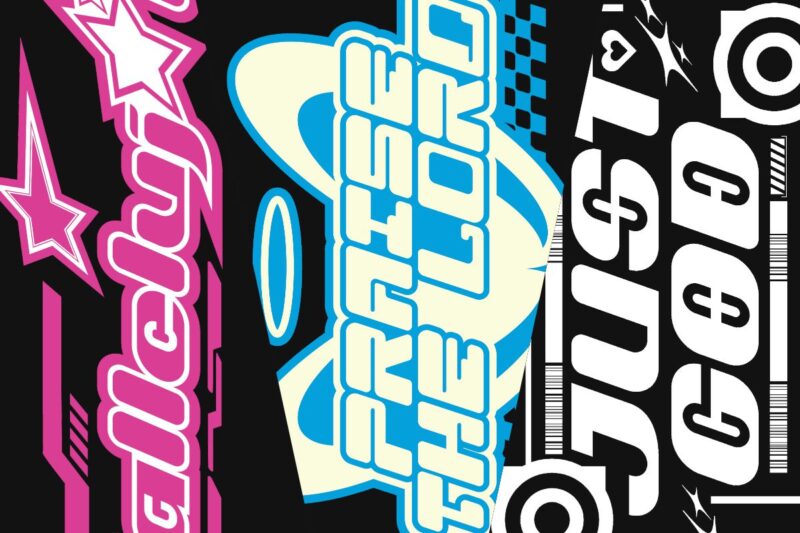 Most Trending Streetwear Mega Bundle, Graphic T shirt Vector, Y2k, Graffiti, Cyberpunk, Brutalism, Urban T-shirt Designs Commercial Use