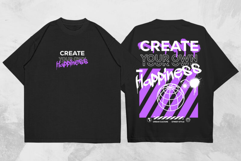 Most Trending Streetwear Mega Bundle, Graphic T shirt Vector, Y2k, Graffiti, Cyberpunk, Brutalism, Urban T-shirt Designs Commercial Use