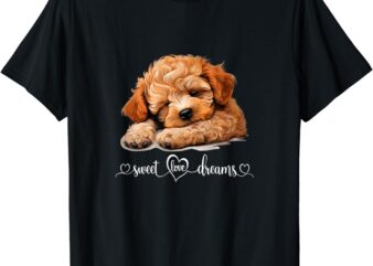 Cute Dog Graphic Dog Lover Poodle Dog Owner Puppy Dog T-Shirt