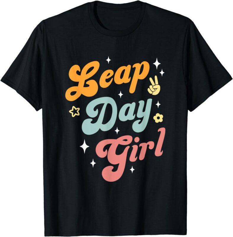 Cute Leap Day Girl Feb 29th Birthday Leap Day February 29 T-Shirt