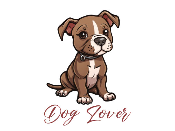 Dog lover t shirt design