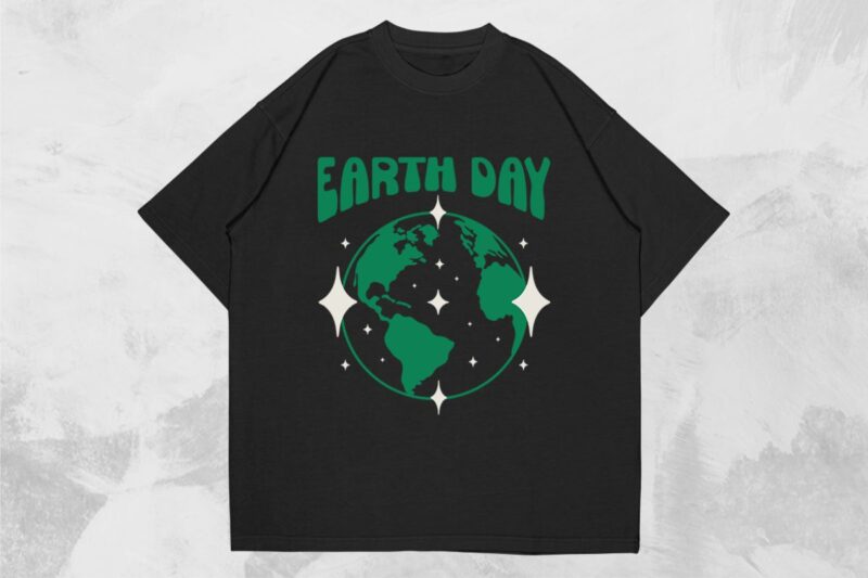 Environmental and Earth Day Graphic T shirts Vector, Earth Day T shirt Designs Bundle
