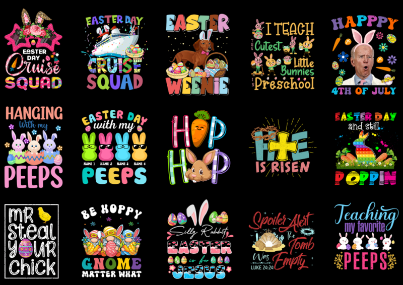 15 Easter Day Shirt Designs Bundle P2, Easter Day T-shirt, Easter Day png file, Easter Day digital file, Easter Day gift, Easter Day downloa