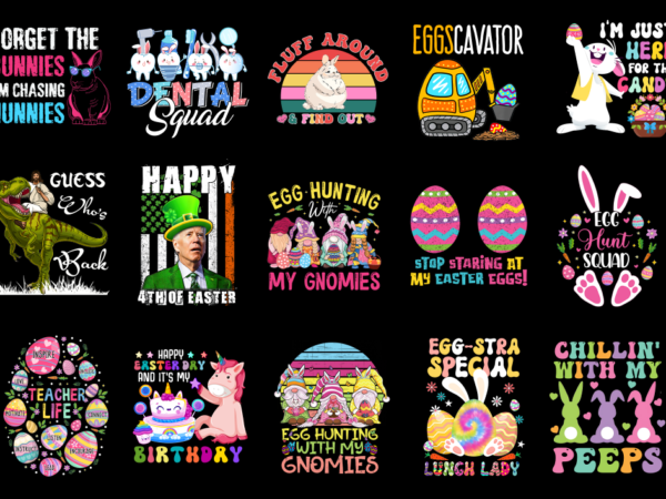 15 easter day shirt designs bundle p3, easter day t-shirt, easter day png file, easter day digital file, easter day gift, easter day downloa