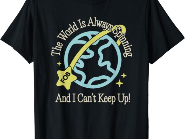 Fall out boy – world spinning t-shirt