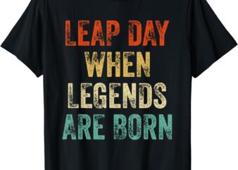 February 29 Birthday Shirt for Men Women Kids Cool Leap Year T-Shirt