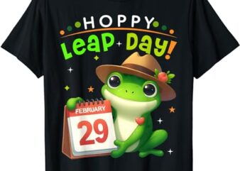 February 29th Funny Frog Leap Day Matching Leap Year 2024 T-Shirt