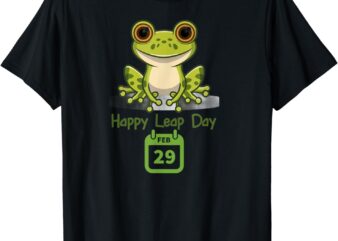 February 29th Leap Day Frog Cute Matching Leap Year 2024 T-Shirt