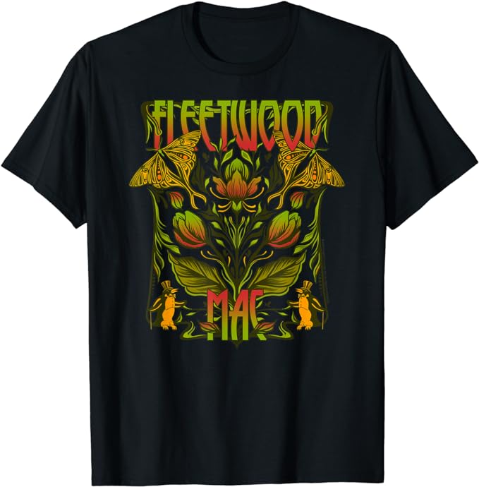 Fleetwood Mac Poster Rockband by Rock Off T-Shirt