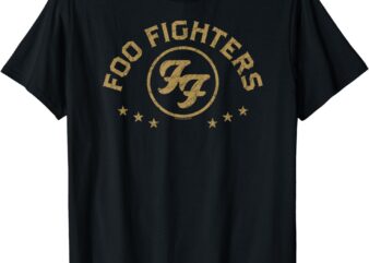Foo Fighters Logo Rock Music by Rock Off T-Shirt