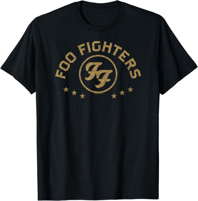 Foo Fighters Logo Rock Music by Rock Off T-Shirt