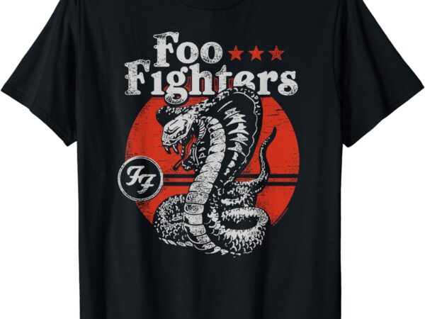 Foo fighters red snake rock music by rock off t-shirt