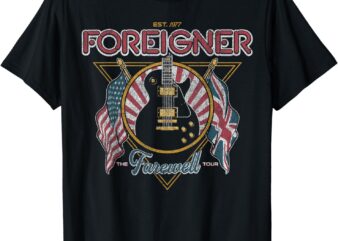 Foreigner Guitar Flag T-Shirt