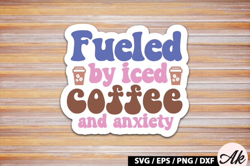 Retro Coffee Sticker SVG Bundle