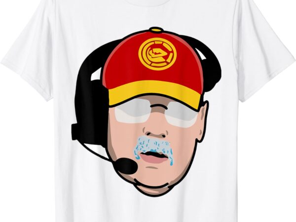 Funny football american shirt, coach reid frozen mustache t-shirt