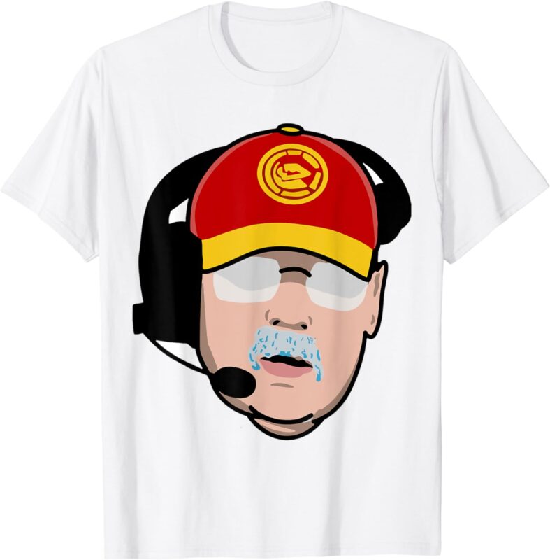 Funny Football American Shirt, Coach Reid Frozen Mustache T-Shirt