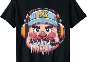 Funny Football American Shirt, Coach Reid Frozen Mustache T-Shirt