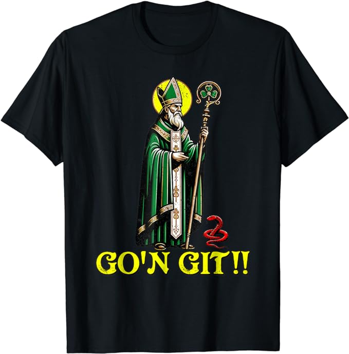 G’ON GIT Funny St Patricks Day Shamrock St Patty Party Irish T-Shirt