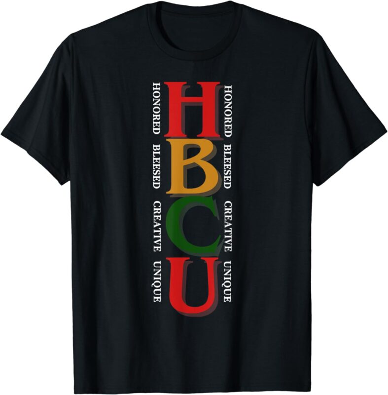 HBCU Apparel African Honored Blessed Creative Unique T-Shirt