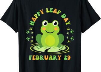 Happy Leap Day February 29 Leapling Leap Year T-Shirt