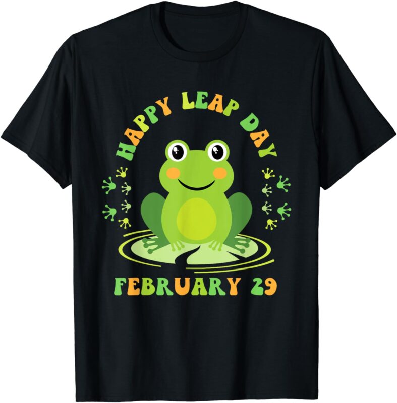 Happy Leap Day February 29 Leapling Leap Year T-Shirt