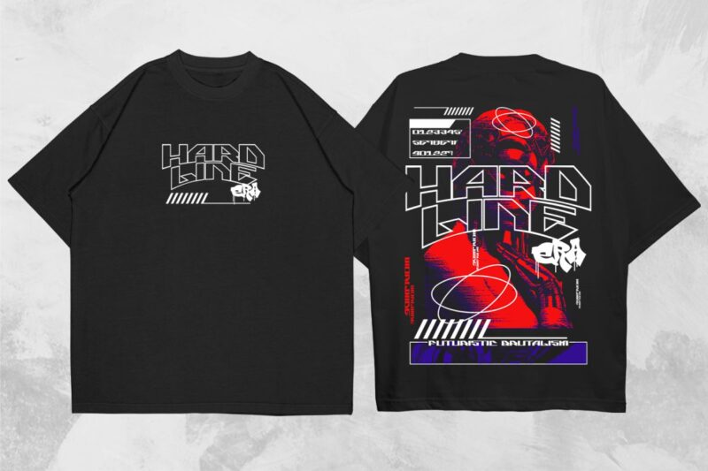 Most Trending Streetwear Mega Bundle, Graphic T shirt Vector, Y2k, Graffiti, Cyberpunk, Brutalism, Urban T-shirt Designs Commercial Use