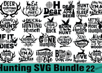 Hunting SVG Bundle graphic t shirt