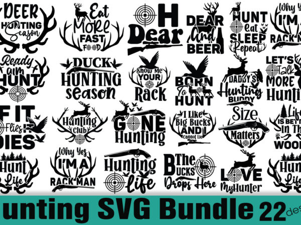 Hunting svg bundle graphic t shirt