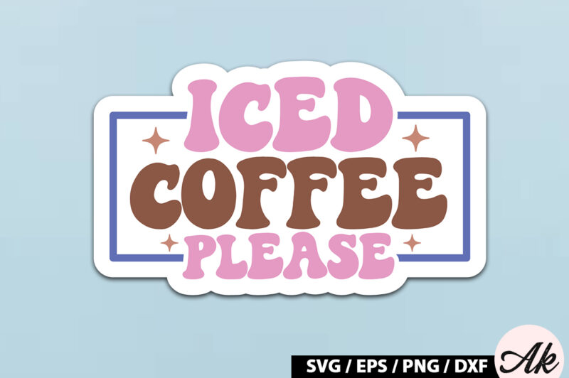 Retro Coffee Sticker SVG Bundle