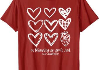In My Heart Warrior Era Heart Disease Awareness CHD Women T-Shirt