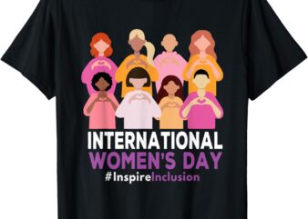 International Women’s Day 2024 8 March IWD Inspire Inclusion T-Shirt