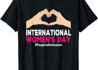 International Women’s Day 2024 8 March IWD Inspire Inclusion T-Shirt