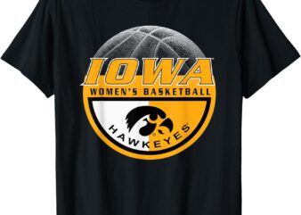 Iowa Hawkeyes Women’s Basketball Dunk Black T-Shirt