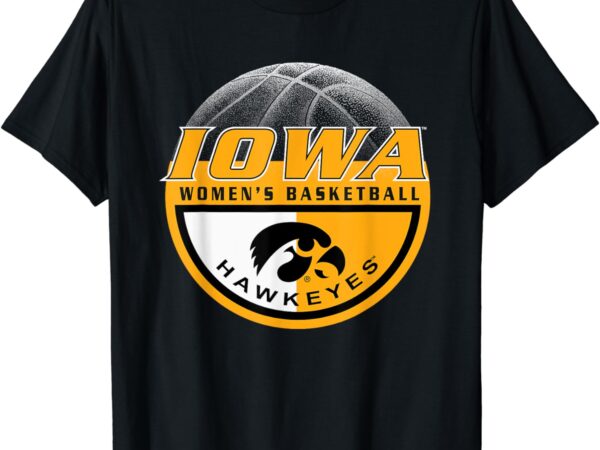 Iowa hawkeyes women’s basketball dunk black t-shirt