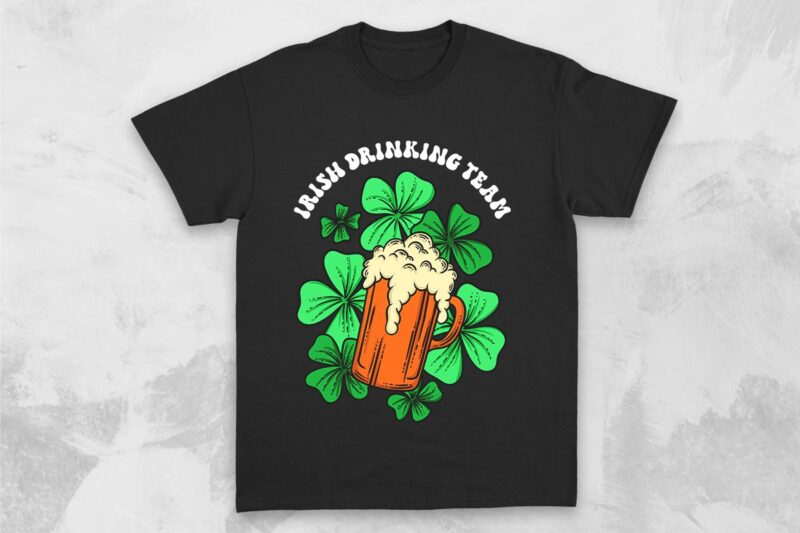 St Patricks Day T-shirt Designs Bundle, St Patrick’s Day Sublimation Bundle, St Patricks Graphic T shirt Vector Set