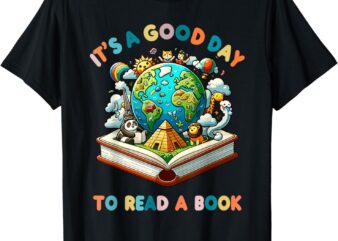 It’s a Good Day to Read a Book World Book Day 2024 Kids Boys T-Shirt