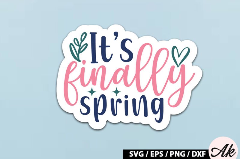 Spring Sticker SVG Bundle