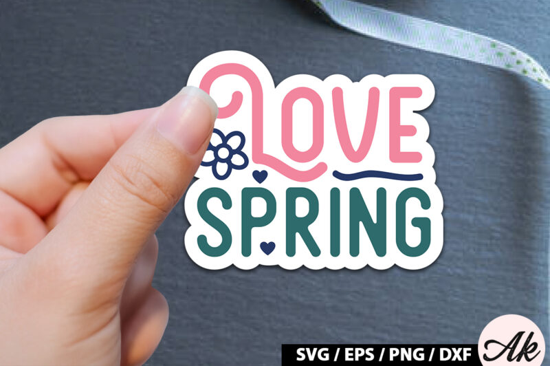 Spring Sticker SVG Bundle