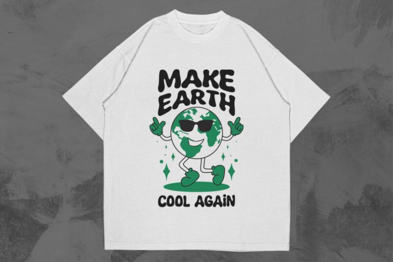 Environmental and Earth Day Graphic T shirts Vector, Earth Day T shirt Designs Bundle