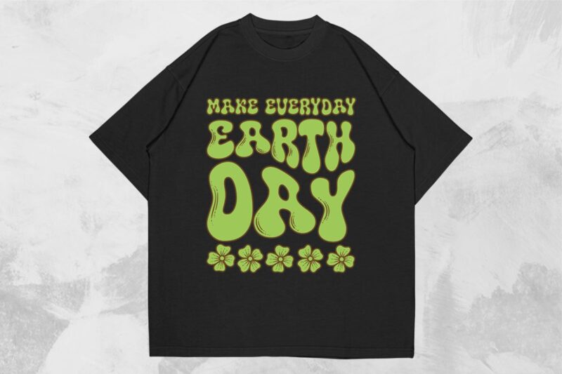 Environmental and Earth Day Graphic T shirts Vector, Earth Day T shirt Designs Bundle