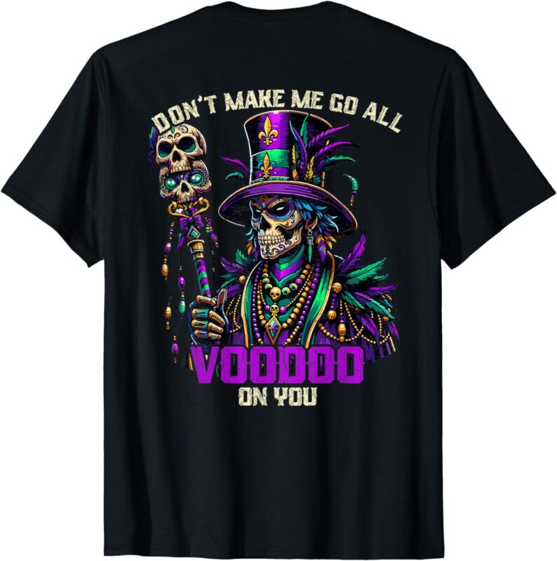 Mardi Gras Priest Top Hat New Orleans Witch Doctor Voodoo T-Shirt